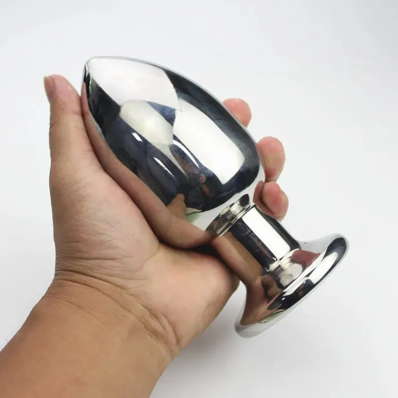 15 Größen Edelstahl Analdildo Butt Balll Plug Massives Metall Anus Dilatator Analsexspielzeug für Erwachsene HH8-1-75 — image 1