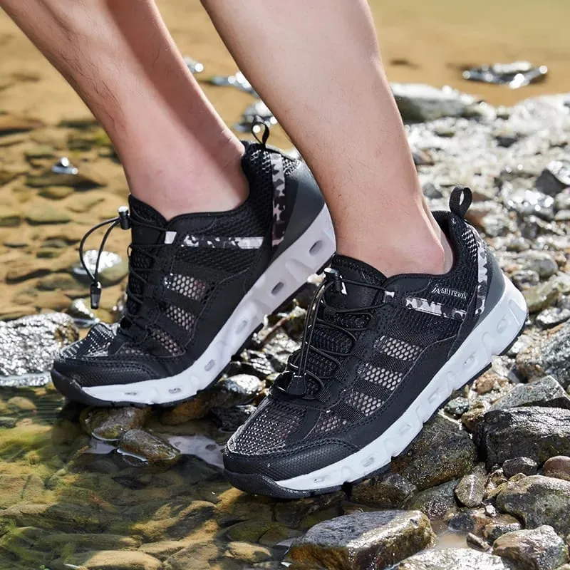 ใหม่Breathableตาข่ายรองเท้าผู้ชายน้ำหนักเบาสบายรองเท้าผ้าใบแฟชั่นLace Up Casualรองเท้าแบนรองเท้าZapatillas Hombre — image 6