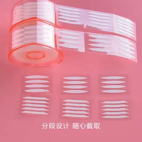 400Pcs/box Big Eyelid Tape Sticker Double Fold Self Adhesive Eyelid Tape Stickers S/L Makeup Clear invisible fallen eyelids — image 9