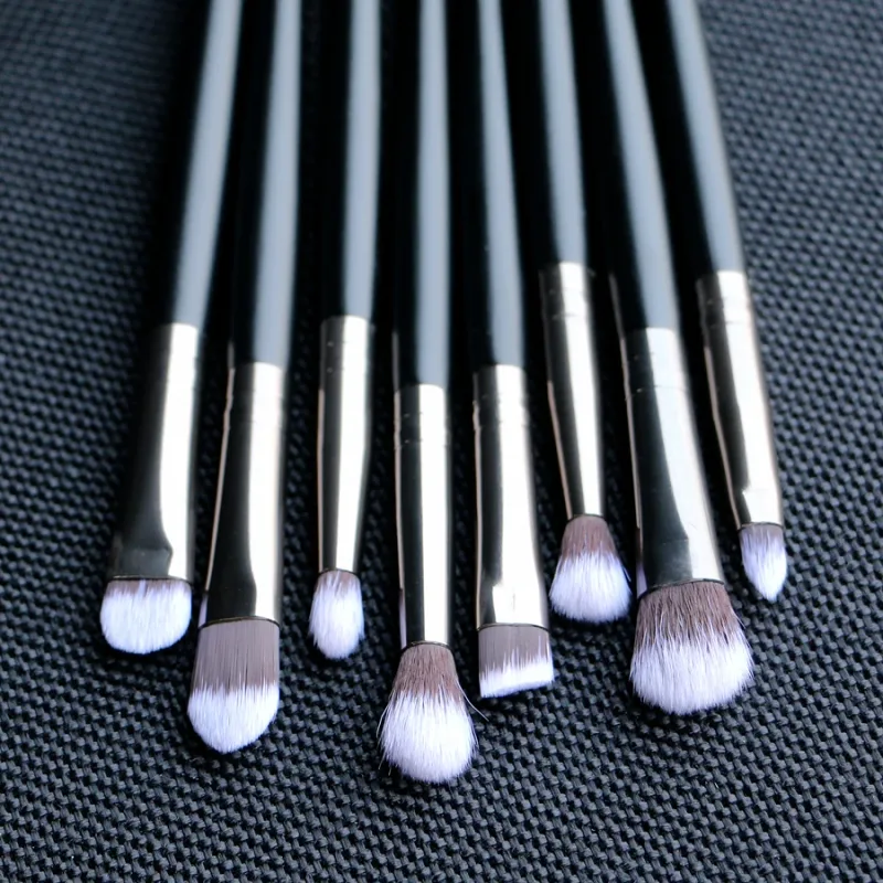 Sywinas ชุดแปรงแต่งหน้าสีดำ 12 ชิ้นคุณภาพสูงสังเคราะห์ผม Foundation Contour อายแชโดว์ Make Up Brush Set — image 6