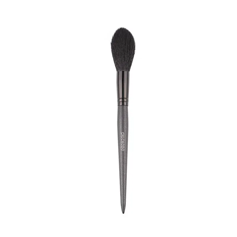 Chichodo 1 Piece Buffing makeup brushes Highlighter Wood handle Blusher Powder contour Make up brushes Buhok ng Kambing