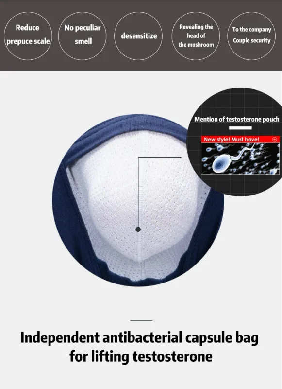 Man Breathable Underwear Penis Pouch Open Hole Boxer Sexy Comfortable Soft Underpants Lingerie Prolong Sex Time Improve Briefs — image 14