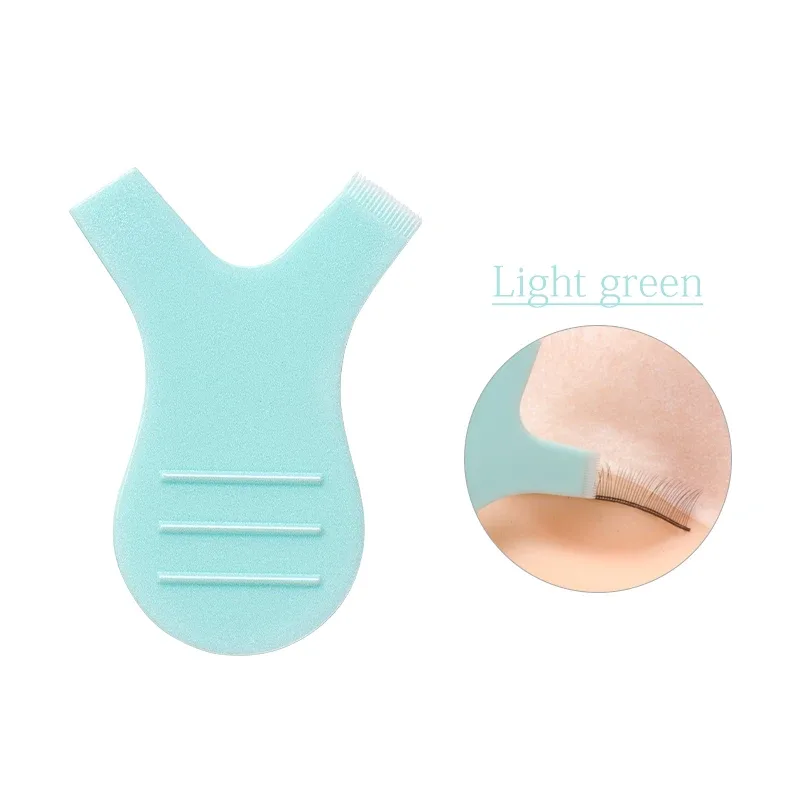 HOT 10 Buah/Pak Sikat Bulu Mata Plastik Dapat Digunakan Kembali Bentuk Y Bersih Kuas Bulu Mata Palsu Cangkok Alat Maskara Makeup Wanita — image 14