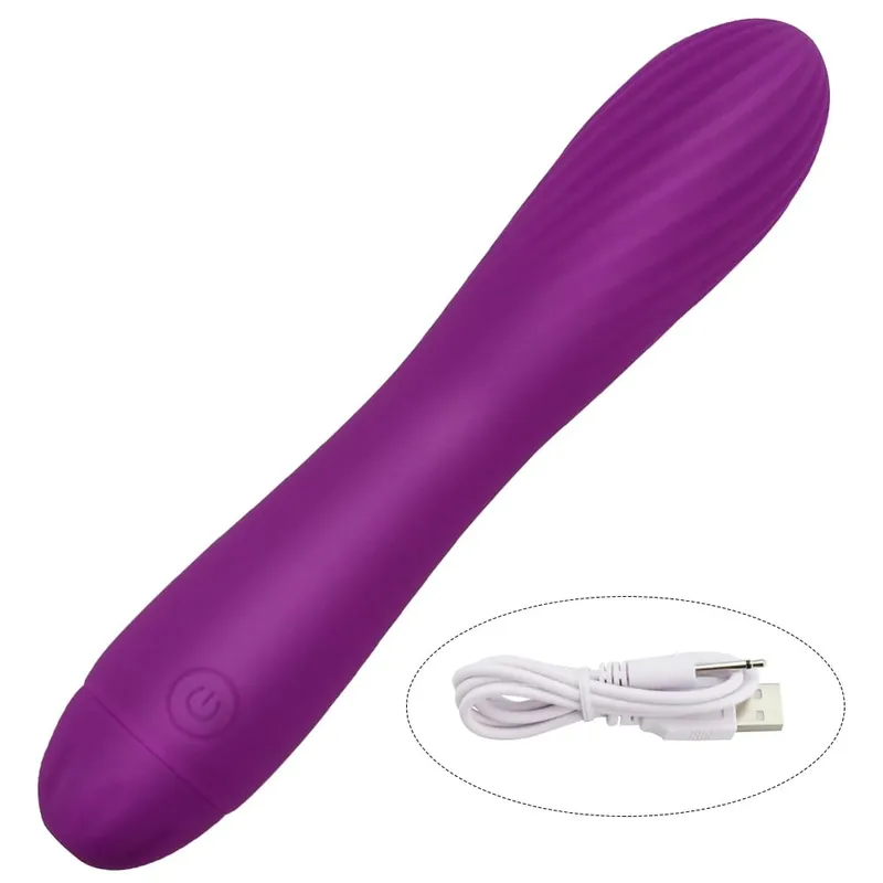 Vibrator, vibrierend, für Vagina-Stimulation, Silikon, wiederaufladbar, G-Punkt-Dildo, Vibrator, Massage, 7 Vibrationsmuster, Sexspielzeug für Frauen