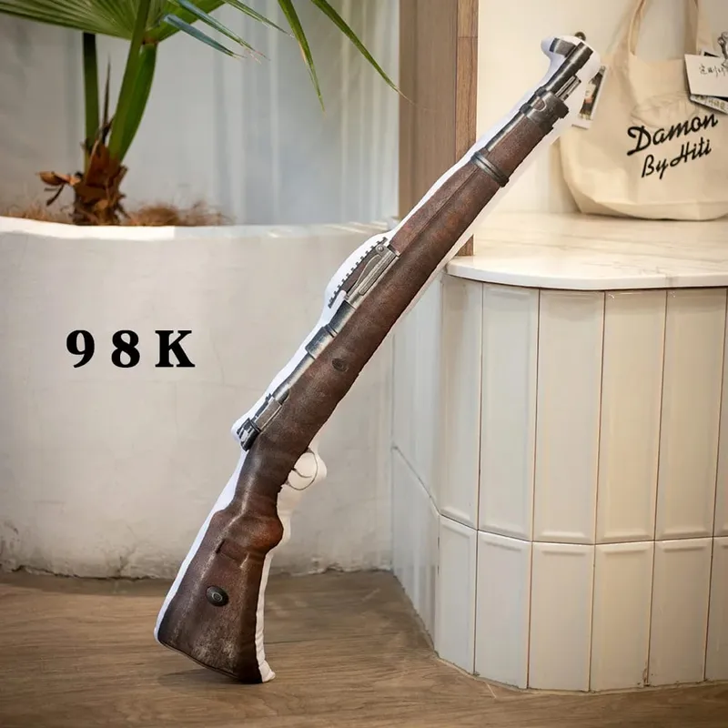 크리 에이 티브 PUBG 게임 소품 총 플러시 장난감 부드러운 인형 베개 인형 에어 드롭 상자 친구를위한 재미 있고 창의적인 선물 어린이 키즈 보이 — image 15