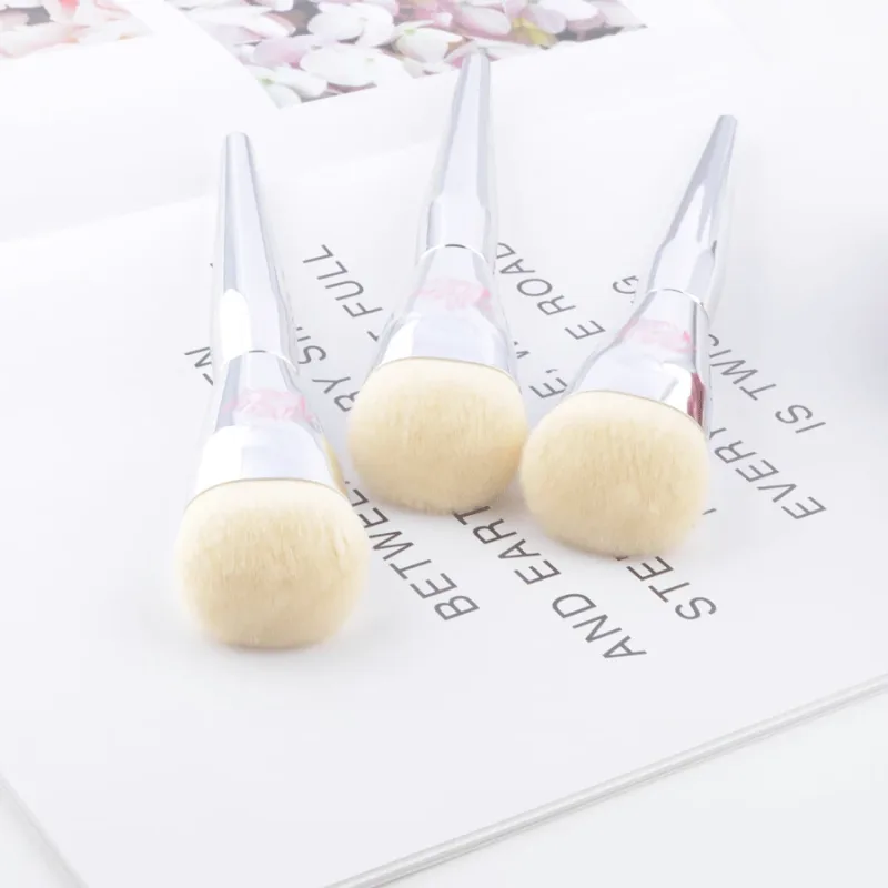 1 stk Foundation Makeup børster Flydende BB creme Contour Makeup IT kosmetisk syntetisk hår plast Håndtag — image 5