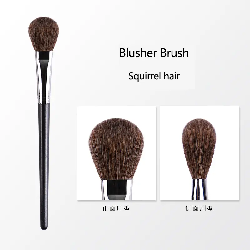 1 Stück Eichhörnchenhaar Rouge Make-up-Pinsel Gesichtsdetail Schatten Make-up-Pinsel Rouge Bronzer Pro unverzichtbare kosmetische Werkzeuge