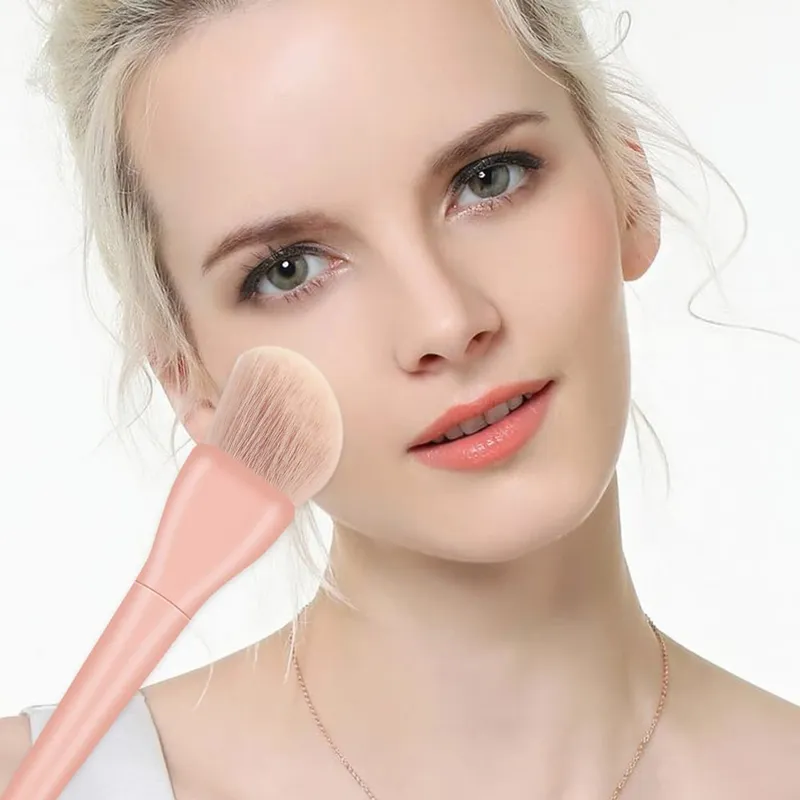 Make-up-Pinsel-Set, 10 Stück, Orange/Rosa/Blau/Grün, Lidschatten, Eyeliner, Make-up-Pinsel, Naturhaar, Foundation, Puder, Rouge — image 2