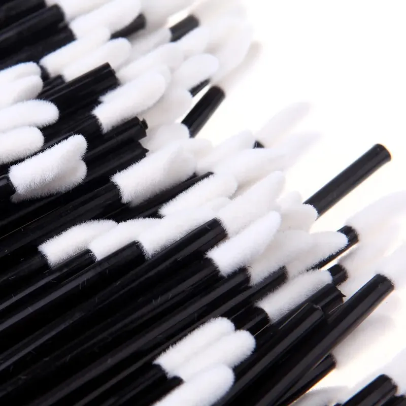 BULK 50/500/2000PCS แปรงทาปาก Professional Applicators ขายส่งลิปสติก Wands ผู้หญิง Lip GLOSS แปรง Make up TOOL อุปกรณ์เสริม — image 1