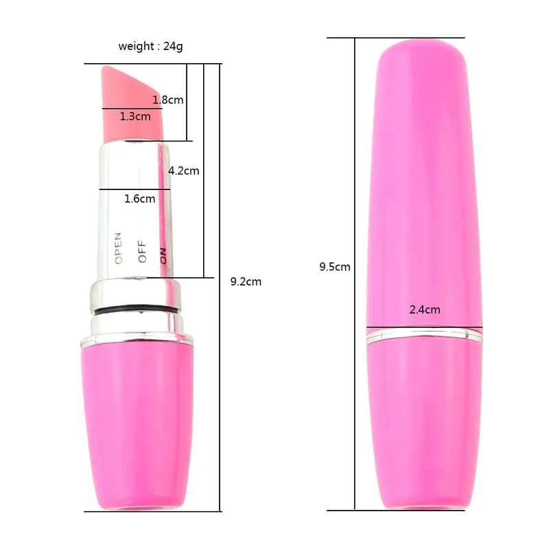 Lipsticks Magic Stick Vibrator Mini Vibrator Stick Vibrating Lipsticks Sex Toys Massage Tool Mga Sex Toys Babae Clitoris Stimulator — image 4