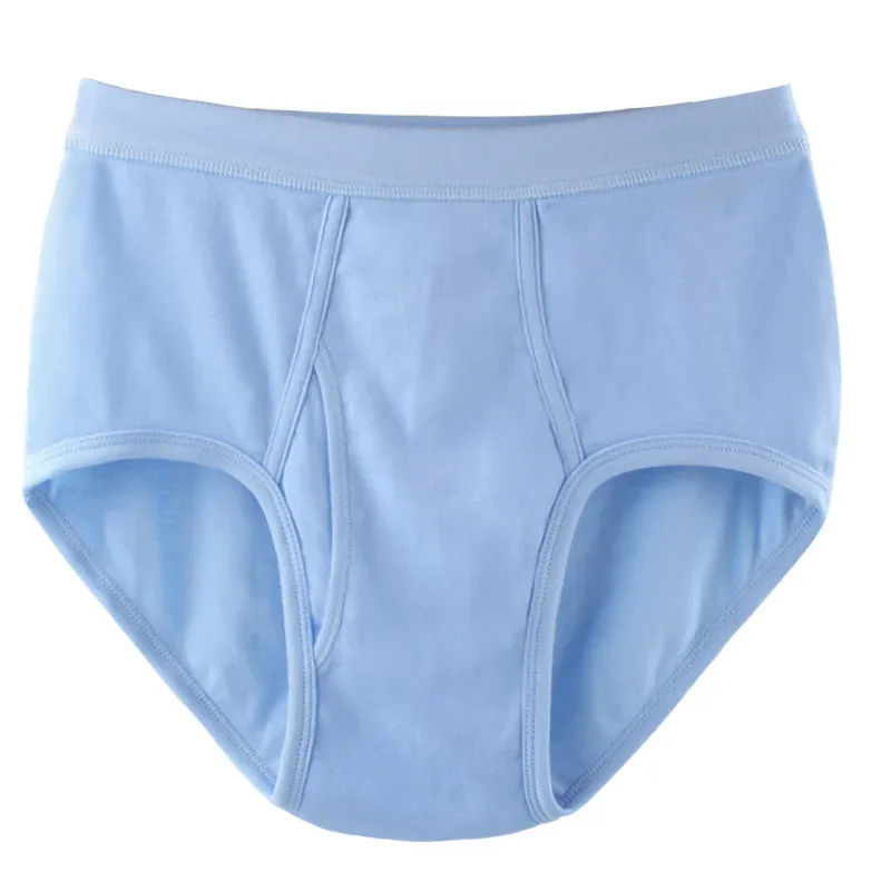 95KG Solid Fat Plus Size Men's Underwear Mens Underwear 100% Cotton Comfortable Breathable Loose Large Size Men Briefs Panties — image 20