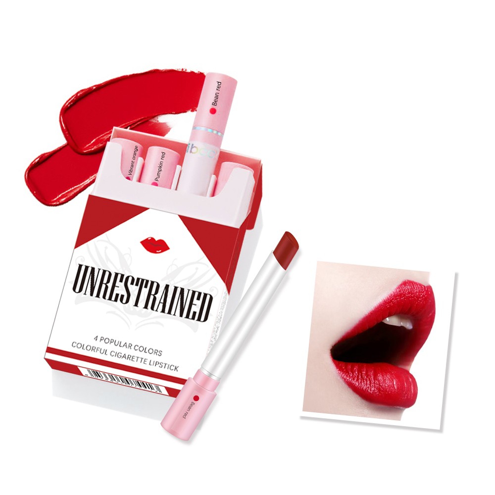 4-Lasting Stick Vandtæt Lip Set - Langtidsholdbar mat læbestift med gennemsigtig finish - Perfekt Valentinsdag gave til hende — image 3