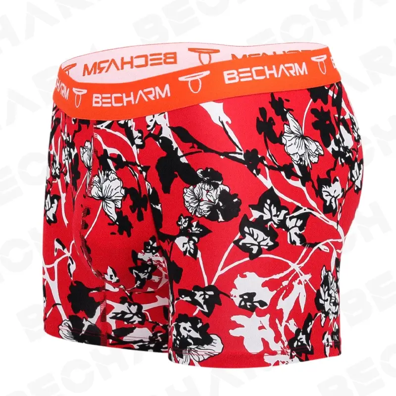 Becharm erkek Külot Boksörler Şort Katı Gri Büyük Boy Set Erkek Külot Erkek Külot Boxer Adam Seksi Giyim Kısa Homme Sıcak — image 3