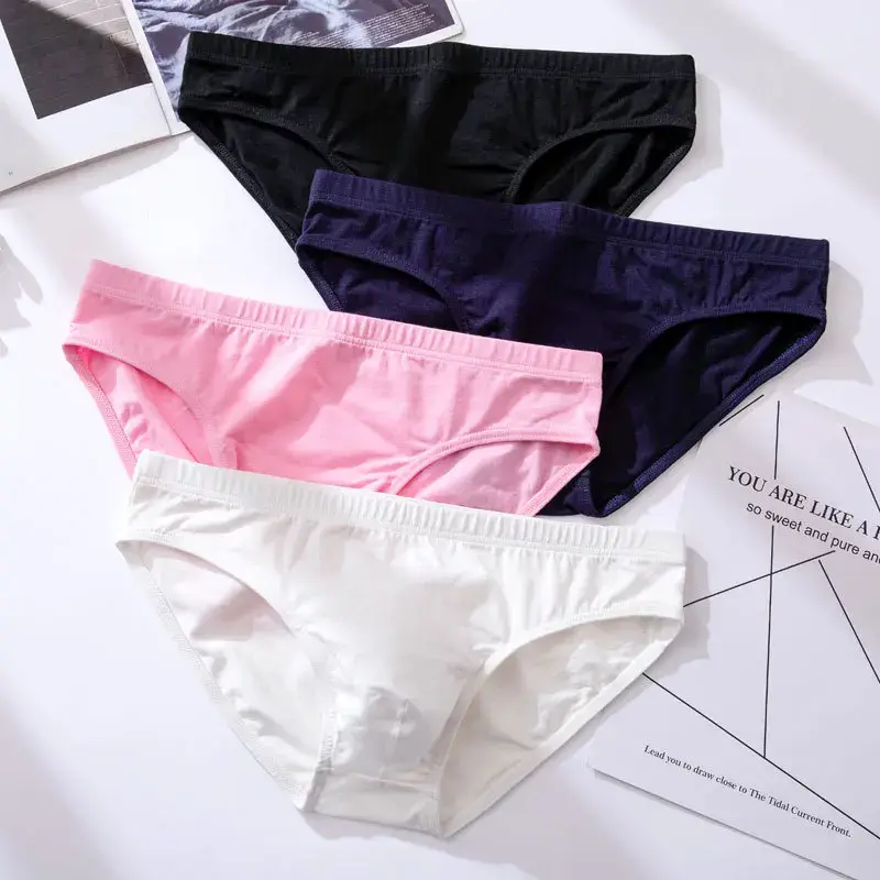 5pcs Men's Underwear Male Solid Briefs Underpants for Men Brief Cotton Adult Panties Mens Bikini Pant Men Sexy Slip Hombre 1805 — image 5
