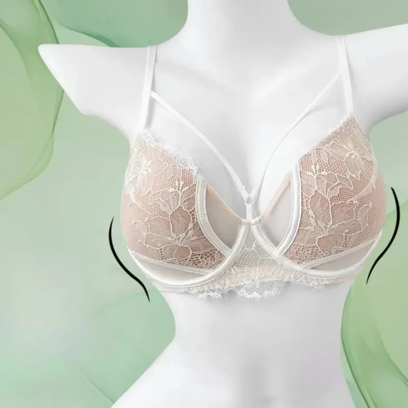 1. BANERDANNI เซ็กซี่ Pure Desire Bra ชุดหน้าอกใหญ่ Minimizer Push Up ด้านข้างสนับสนุน Anti Sagging Anti-ขยับขยายชุดชั้นในขายร้อนที่ดีที่สุด — image 3