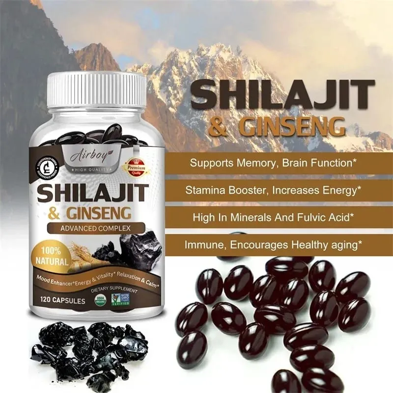 Shilajit - Peningkatan Energi Meningkatkan Kinerja Meningkatkan Kesehatan Jantung dan Sirkulasi Darah — image 6