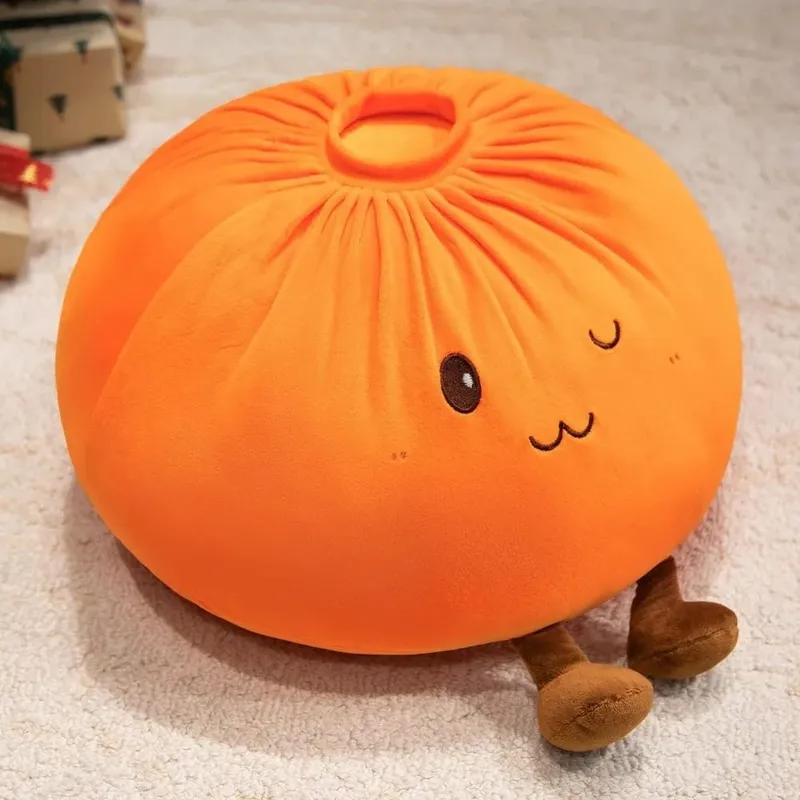 Materiale super morbido in peluche, cuscino in peluche per panino al vapore, imbottito in cotone PP, soffice e confortevole, giocattolo di peluche per alleviare lo stress — image 12