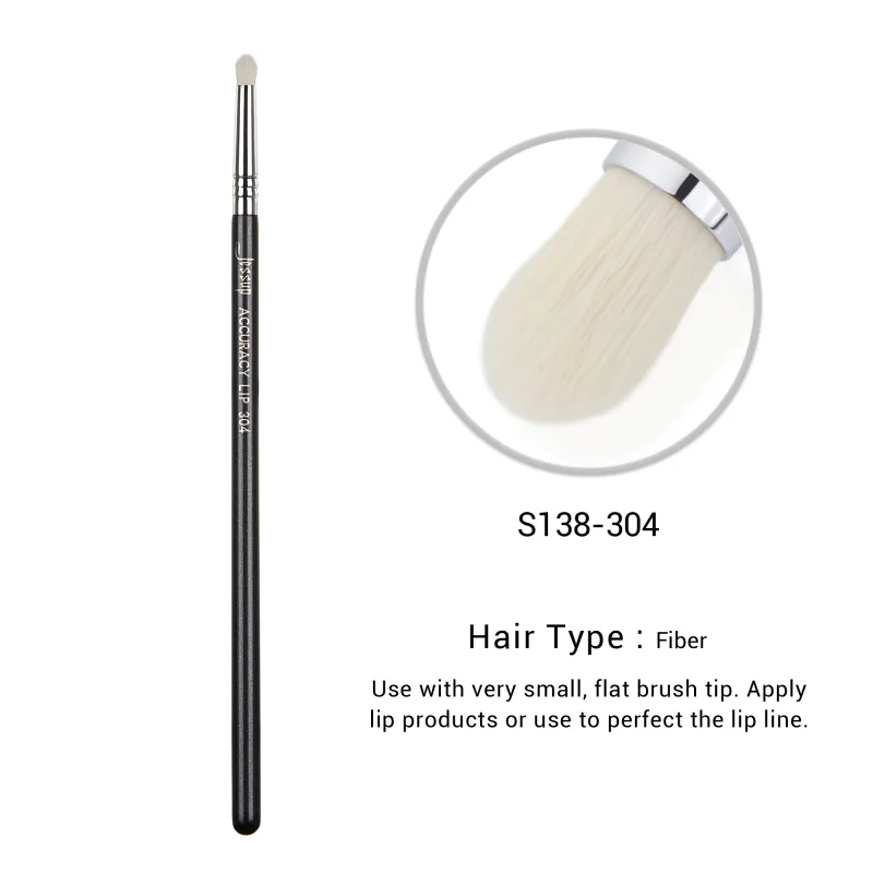 Jessup Lip Brush แปรงแต่งหน้าสำหรับทาลิปสติกแบบมืออาชีพสำหรับการใช้ลิปสติกแบบไร้ริ้วรอย ลิ้นขนาดเล็ก Contour Contour กำหนดริมฝีปาก