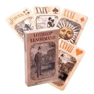 Othrop Lenormand Oracle Card Divination 38 Tarot Entertainment Partyการ์ดเกมกระดานTarotและหลากหลายTarotตัวเลือก — image 1