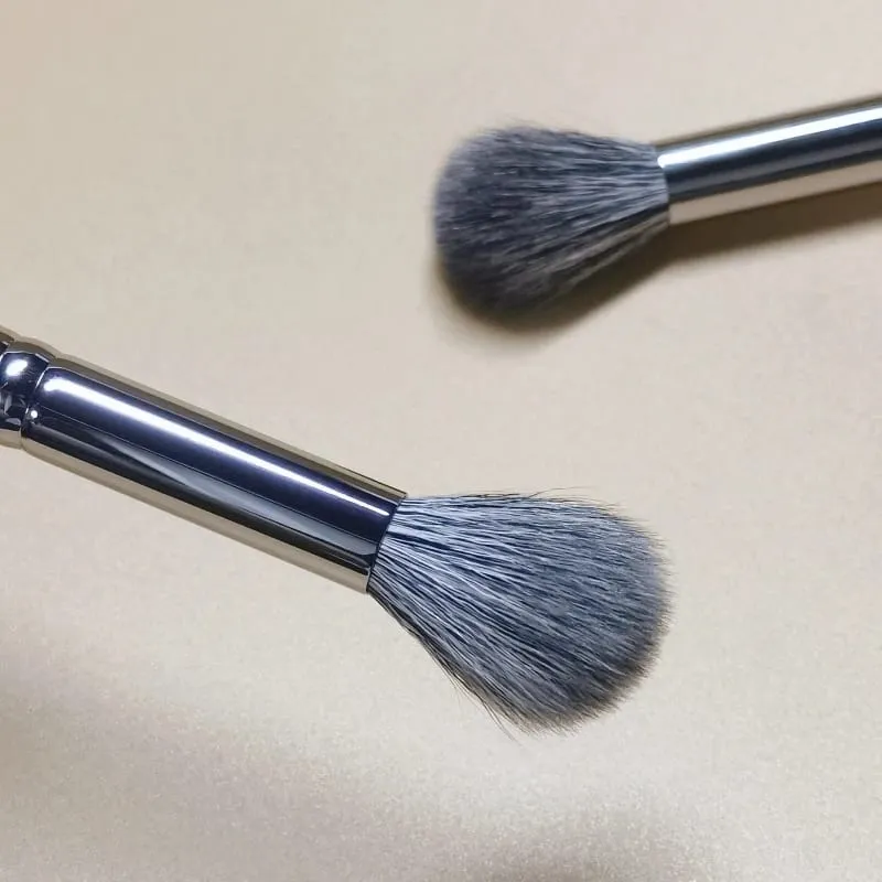 แปรงคอนทัวร์ขนาดเล็ก Bronzer Blush Soft Fluffy Natural Goat Hair Face แปรงแต่งหน้าชุด — image 6