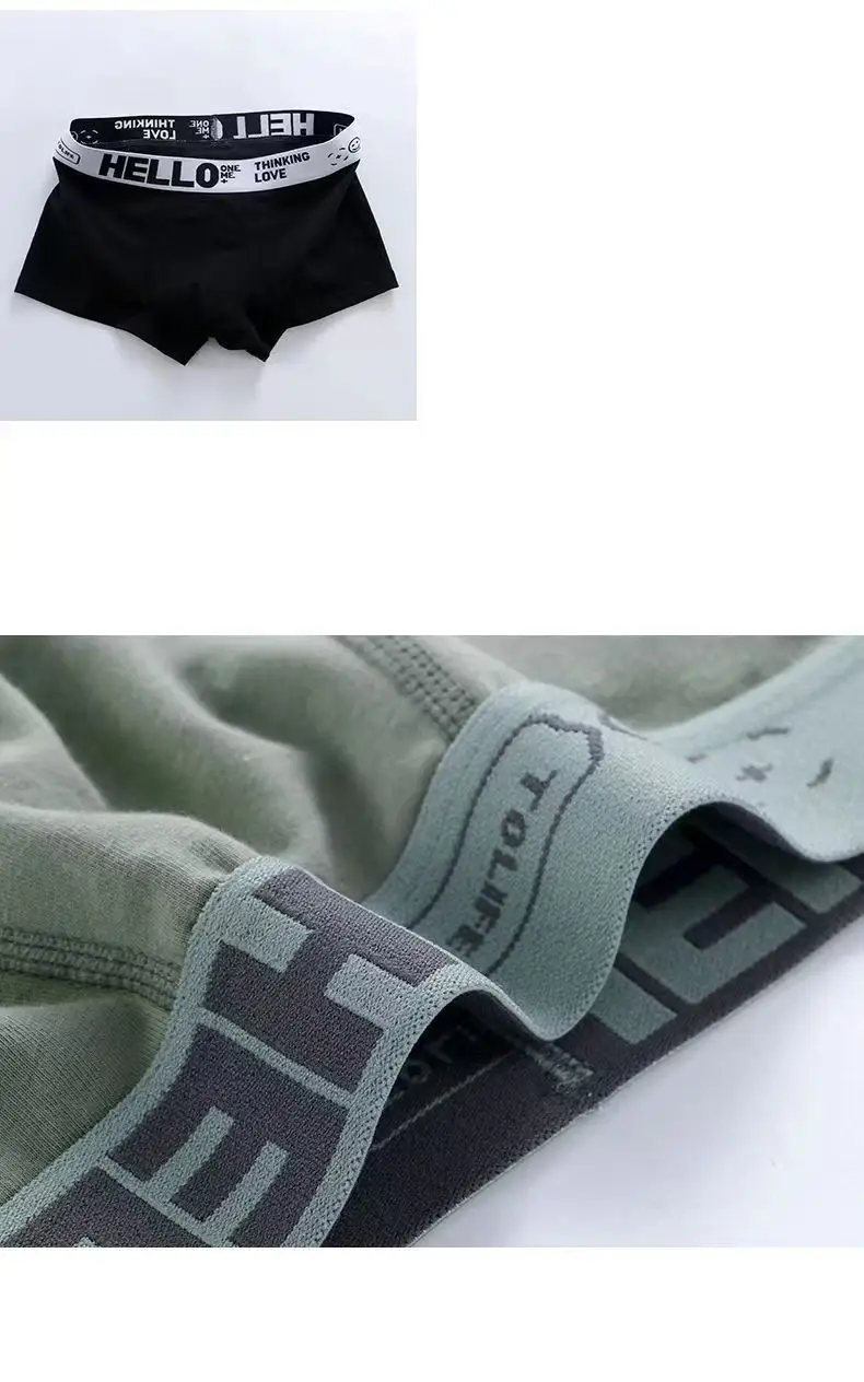 5 st herrunderkläder, andas bekväma snabbtorkande stretchiga boxerbyxor, sexiga kalsonger, trendiga boxertrosor för män