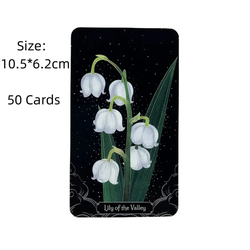 A Little Rain Botanical Oracle card Permainan Leisure Party Table Game Berkualiti Tinggi Dek Tarot Ramalan Ramalan — image 6