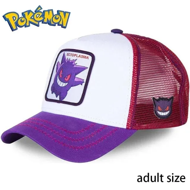 Pokemon Pikachu Berretto da baseball Anime Cartoon Figura Cosplay Cappello regolabile Donna Uomo Bambini Sport Berretti Hip Hop Giocattoli Regalo di compleanno — image 22