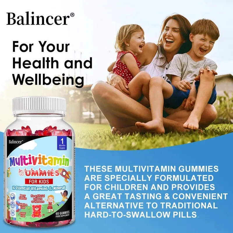 Kids Multivitamin Gummies - วิตามินและแร่ธาตุที่จำเป็น 16 ชนิด - รองรับการเจริญเติบโตและพัฒนาการที่ดี — image 6