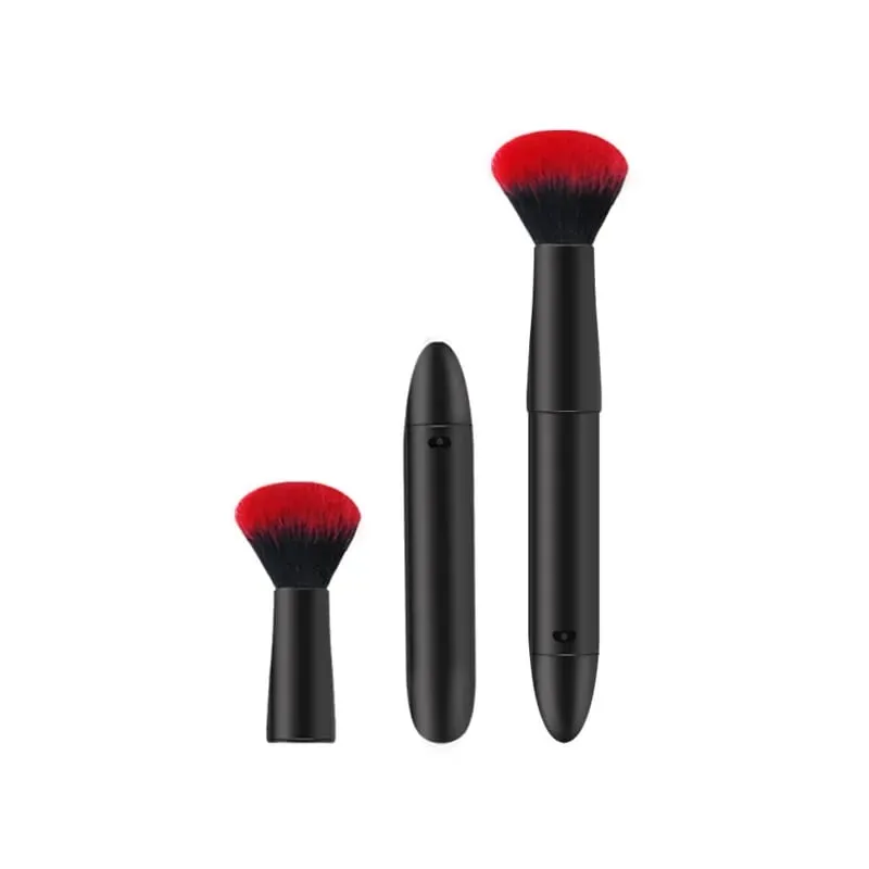 Elektrický sypký štětec na pudr Multifunkční štětec na rychlý make-up Blush 10 převodů Vibrační dobíjecí štětec na make-up — image 1