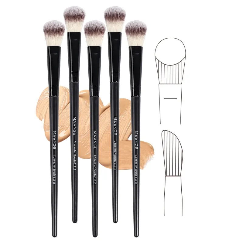 5Pcs Flawless Facial Makeup Brushes Soft Bristle Make-up Details Brushes for Concealer Cosmetics Makeup Tool for Beauty — image 2