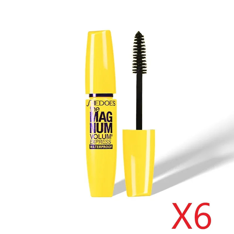 Yellow Mascara Waterproof Lengthening Curling Volumizing Natural Long-Lasting Smudge-Proof Eye Makeup Cosmetics — image 9