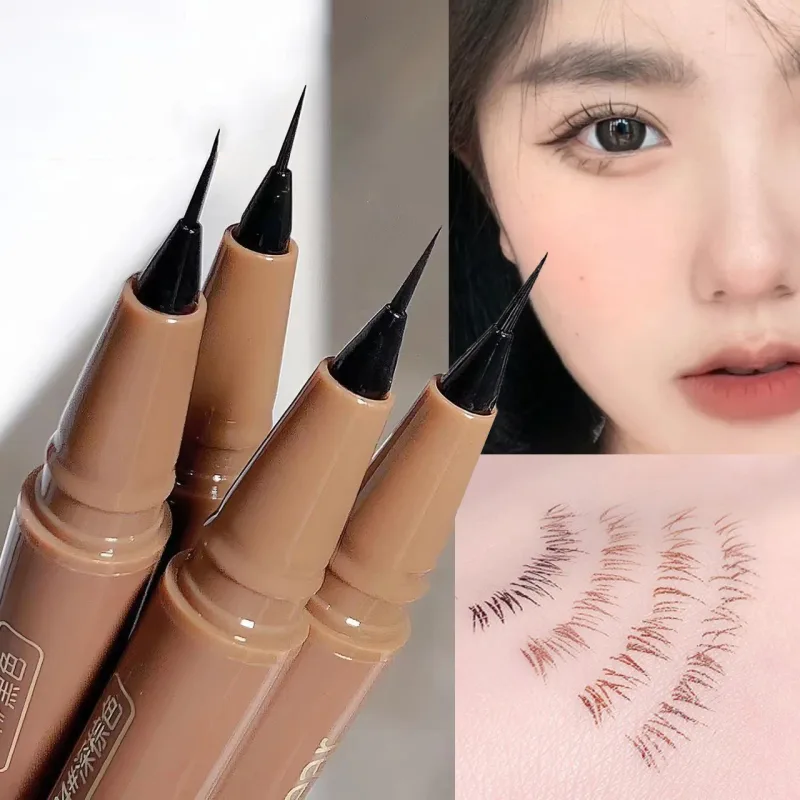 Gege Bear Liquid Eyeliner Pen Vandtæt Smudsikker Hurtig og præcis makeup Hurtig og glat tørrende nedre øjenvippepen — image 3