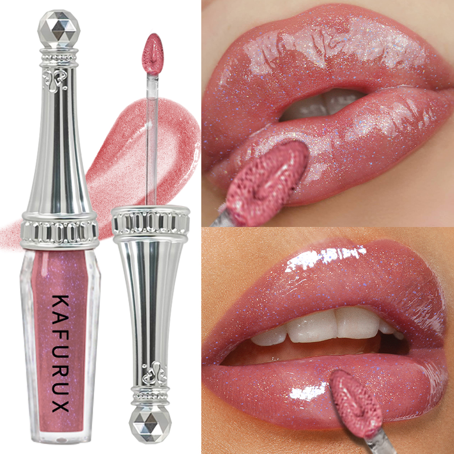 Rouge à lèvres liquide à paillettes, 6 couleurs, brillant, brillant, nacré, teinte hydratante, longue durée, maquillage pour femmes — image 2