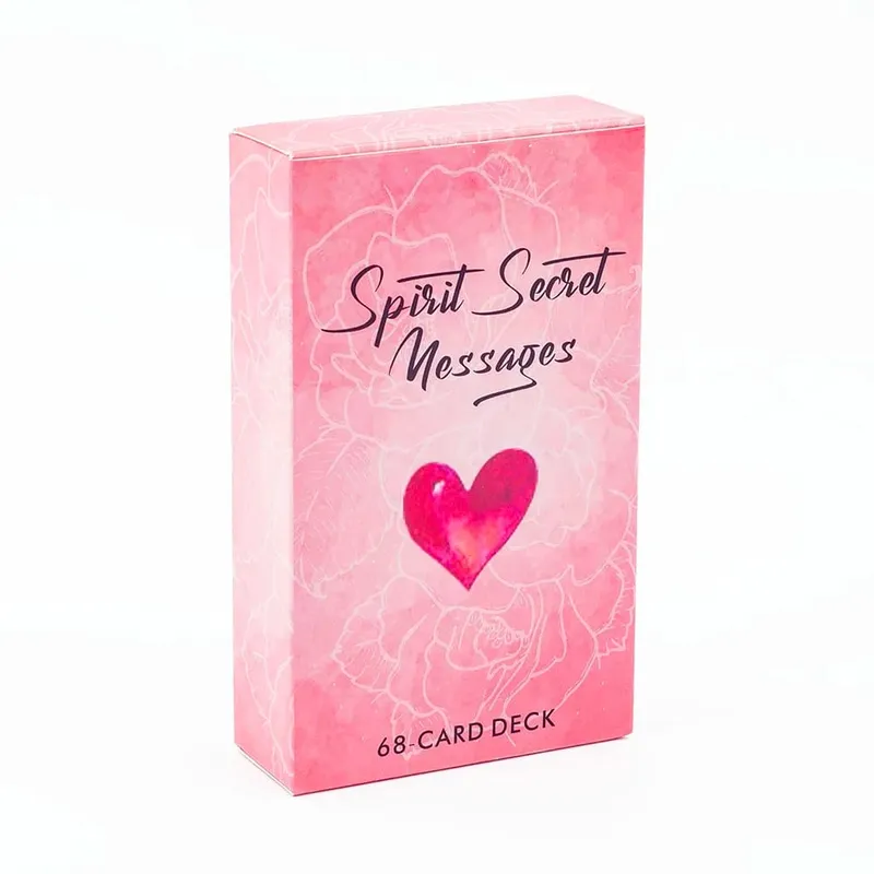 Spirit Secret Messages 68Pcs English Version Oracle Divination Fate Game Deck Tarot Table Board Games Playing Card 10.4x6.1cm — image 1