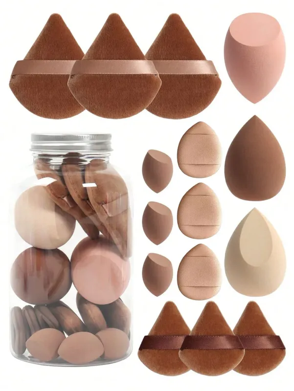 12/15Pcs Makeup Sponge Cosmetic Puff Foundation Sponges Beauty Egg Powder Puffs Women Make Up AccessoriesMakeup Tools — image 11