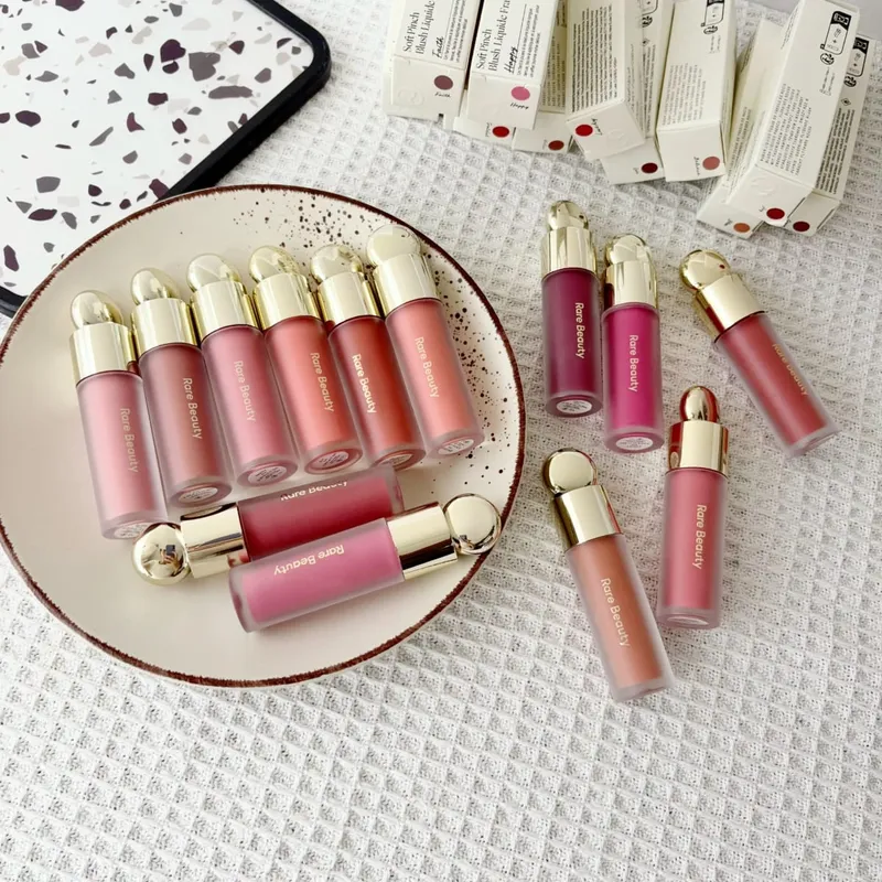 Rare Beauty Soft Pinch Liquid Blush เนียน บางเบา ระบายอากาศได้ดี ติดทนนาน แต่งหน้าอวบอิ่ม Hope Love Virtue Happy Wonder Worth — image 3