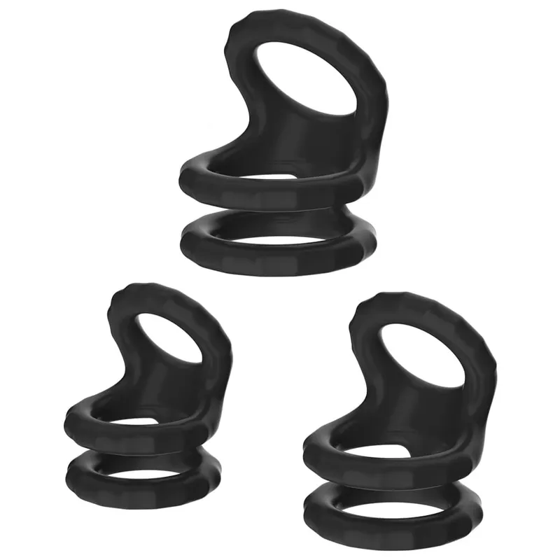 Elastisk penisring för män Gay Ejakulation Erektion Pung Bind Sexleksak Mjuk kuk Ring Man Dick Förstoringsring Vuxen Sexprodukt — image 1