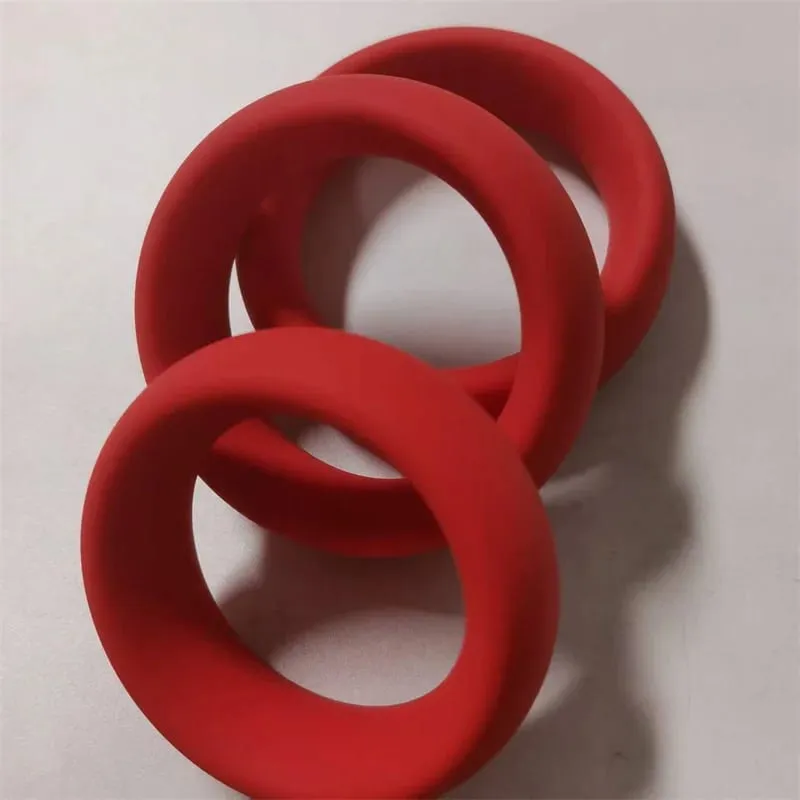 Man Penis Cock Ring Silikon Ball Bår Lås Fördröjning Ejakulation Pung Testis Fasthållning Sexleksaker för män — image 5