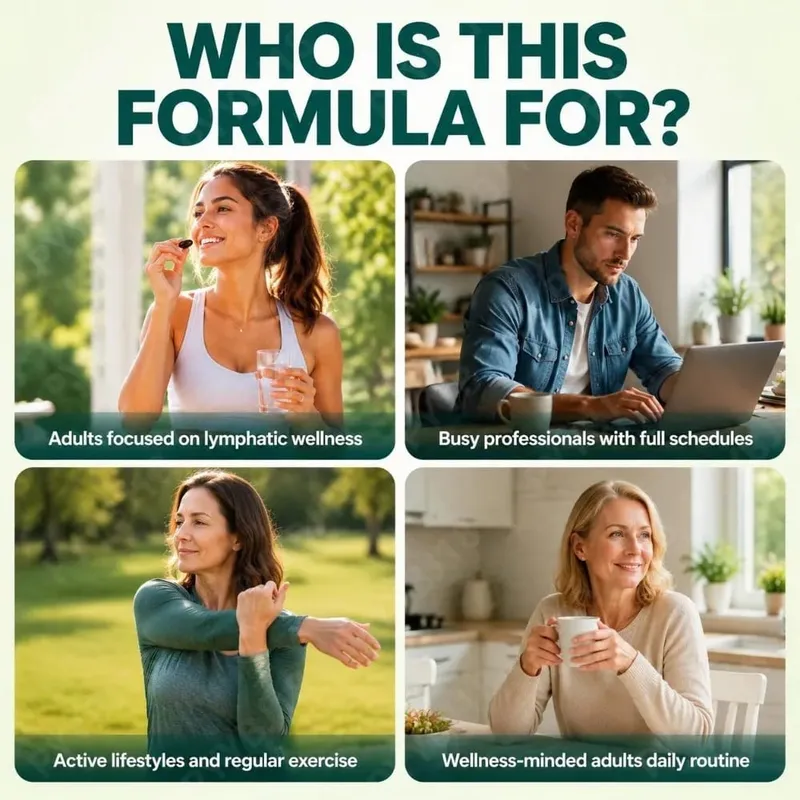 Softgel Pendukung Limfatik dengan Suplemen Herbal Echinacea Dandelion Formula Botani 21-in-1 untuk Sistem Aliran Getah Bening 240 Hitung — image 4