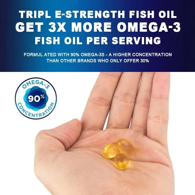 Minyak Ikan Omega 3 - Menyokong Sistem Saraf Otak Baik untuk Kardiovaskular & Kesihatan Kulit Antioksidan — image 5