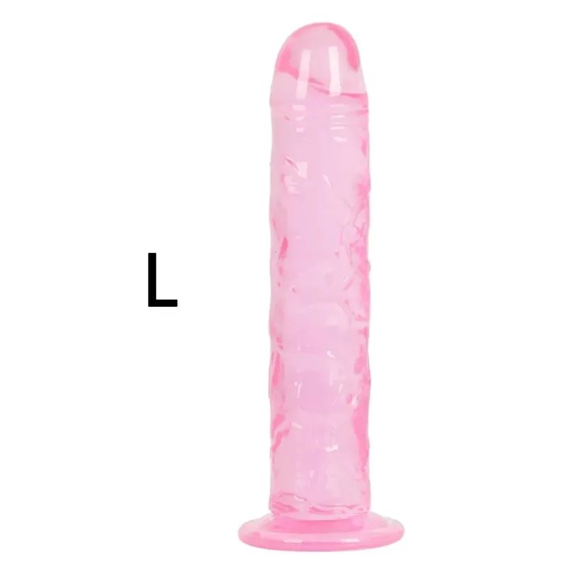 KWD Erotis Lembut Jelly Anal Butt Plug Realistis Cangkir Hisap Kuat Mainan Dewasa G-spot Orgasme Penis Besar Seks mainan untuk Wanita — image 26