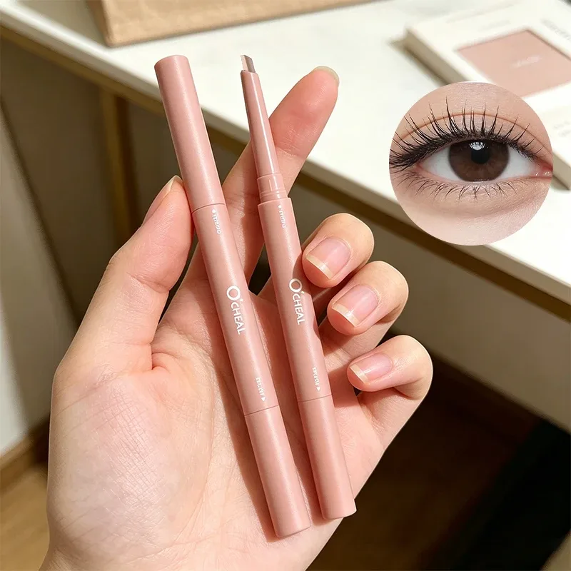 Double-Ended Liggende Zijderups Pen Natuurlijke Matte Shimmer Markeerstift Stick Langdurige Oog Bleekmiddel Voor Grotere Ogen Make-Up — image 4