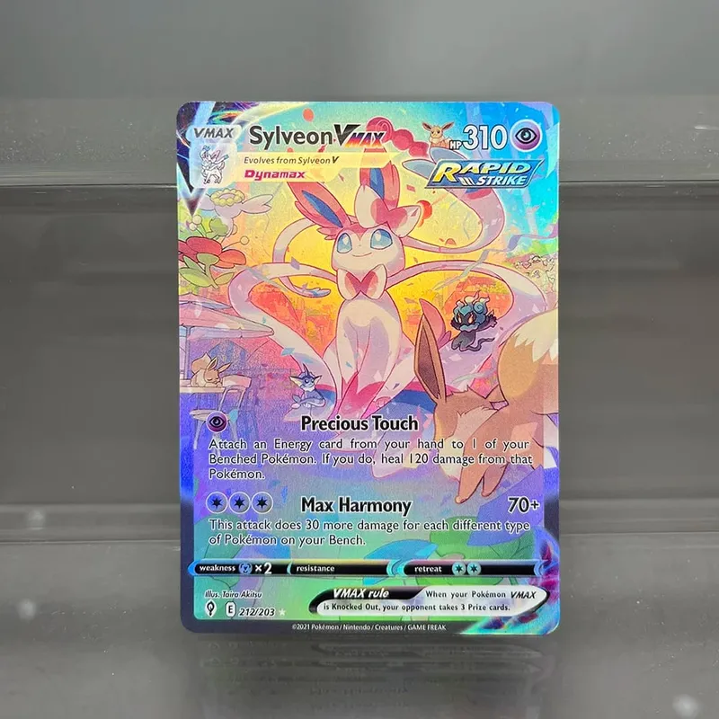 Folien-PKM-Einzelkarten, Pikachu Charizard EX, Bubble Mew, seltene Sammelkarten, PTCG-Regenbogen-Ersatzkarten — image 18