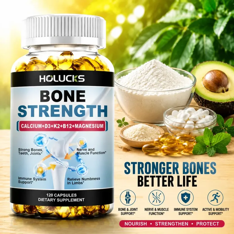 Yimiduk Geavanceerd botsterktesupplement met calcium voor alles-in-één botsterkte Flexibiliteit en vitaliteit Gezond ouder worden