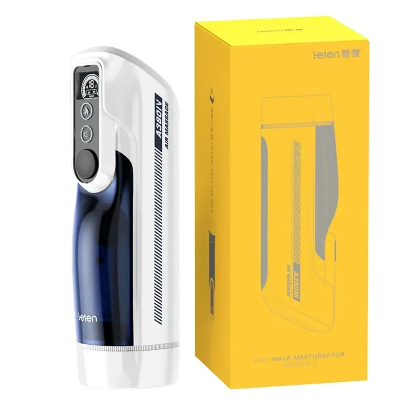Leten A380 IV ลูกสูบ Telescopic อัตโนมัติชายสำเร็จความใคร่คัพสมาร์ทความร้อนสมจริง Vagainl แขน Sex Machine ใช้งานง่าย