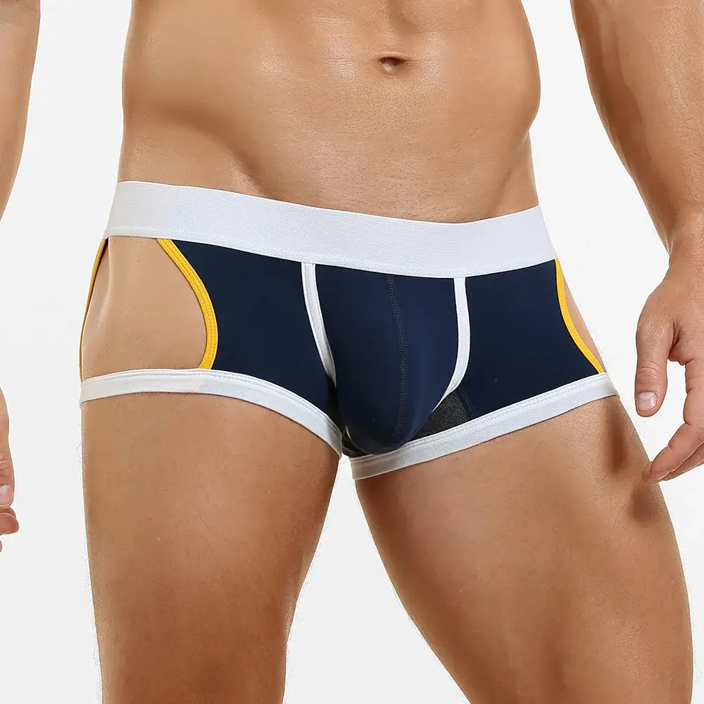 Slip plat taille basse en forme de U pour hommes, sous-vêtements tendance, Design léger, vêtements intérieurs confortables pour hommes — image 15