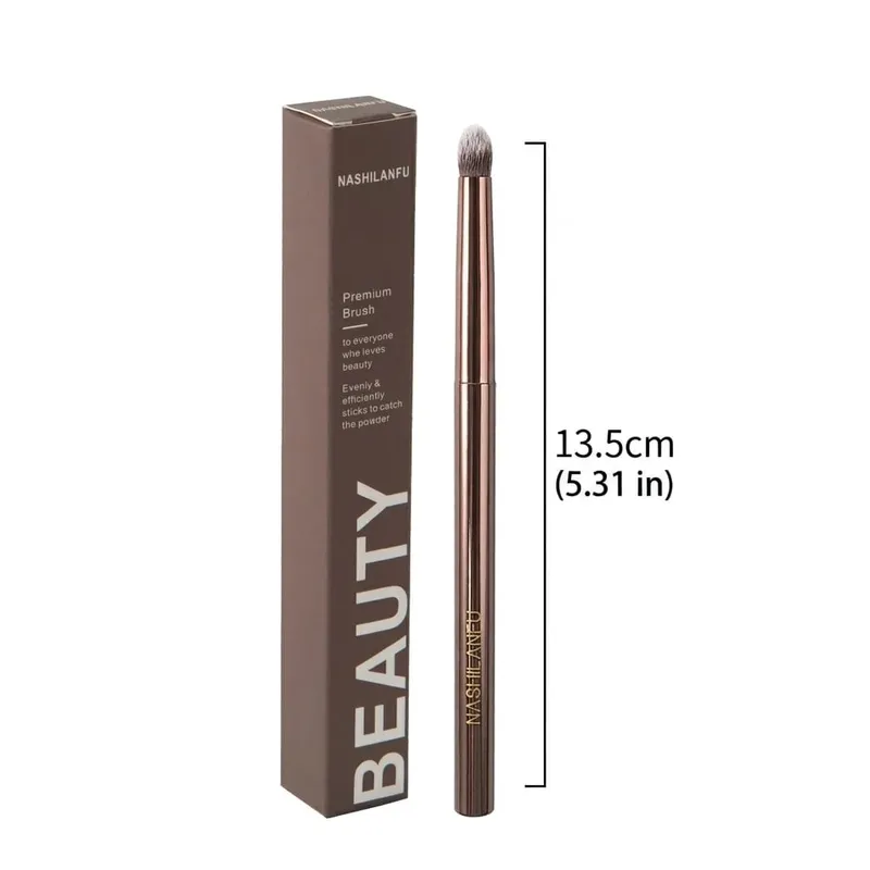 Serie de brochas de maquillaje, base en polvo, corrector, colorete, contorno, sombra de ojos, delineador de ojos, punteado, resaltador, cepillo para esculpir — image 19
