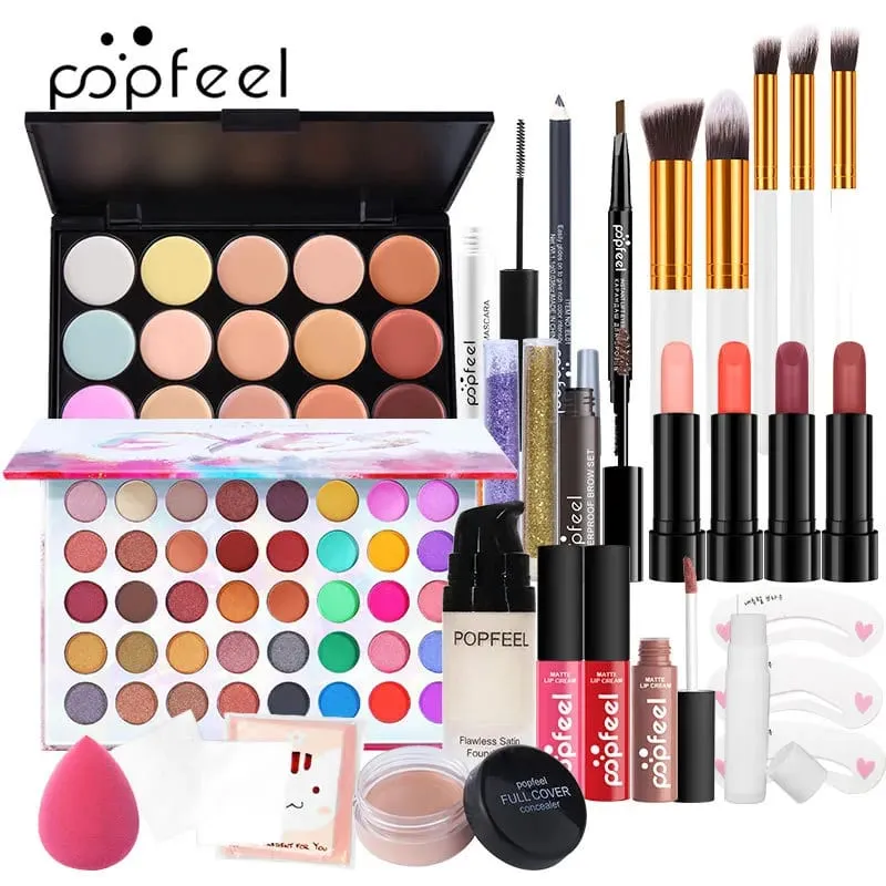 Women's All-In-One Makeup Kit Full Set - Eyebrow Eyeliner Eyeshadow Included Beauty Makeup Sets for Women — image 20