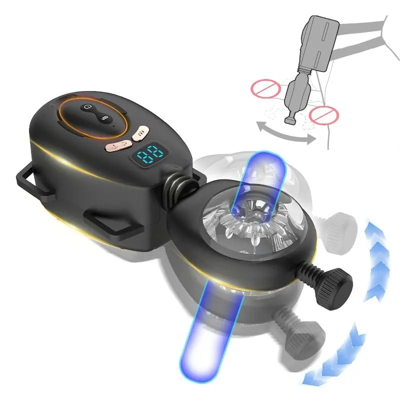 Pánský nositelný automatický masturbátor s 9 režimem dálkového hands-free Vibrátor penisu Trenér Dicks Glans Masážní stimulátor Sexuální hračka pro dospělé — image 3