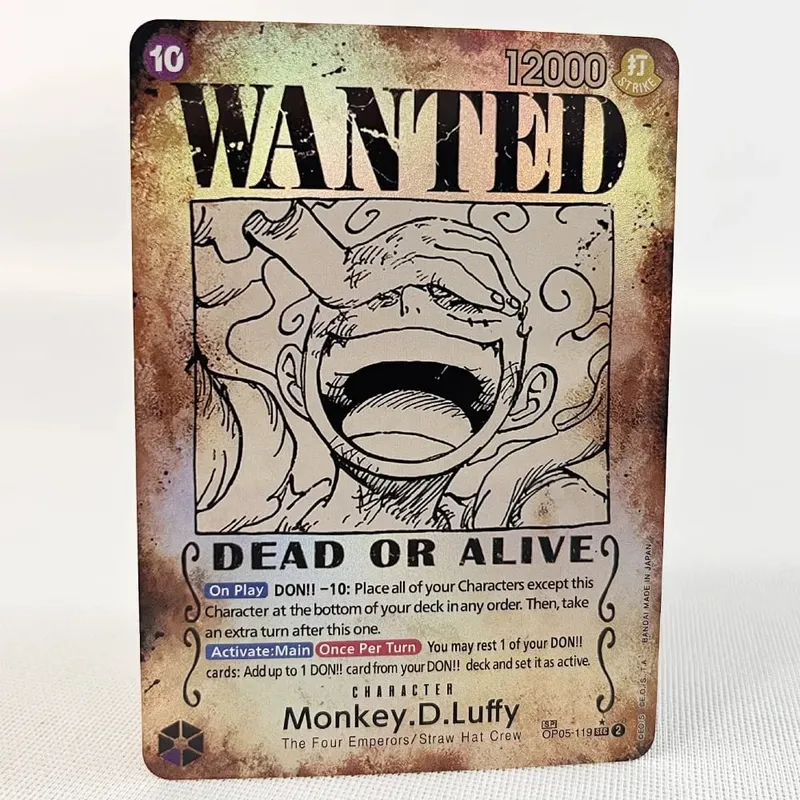 ONE PIECE Retro Wanted styl plakatu Proxy gra karciana Luffy Buggy Shanks Ace Anime OPCG/PTCG karta/kolekcja karta kolekcjonerska — image 9